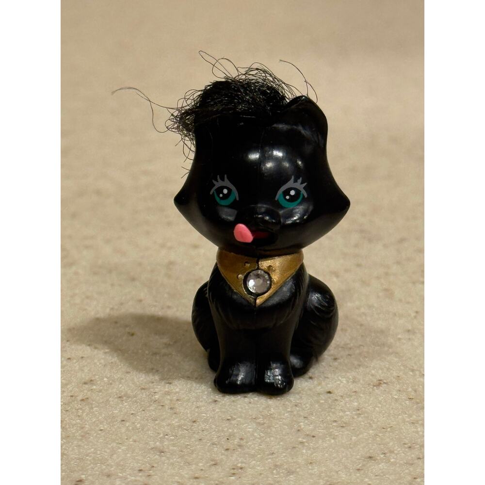 1994 Littlest Pet Shop Black Cat Royal Bombay Kitty Kenner